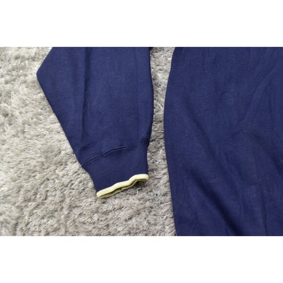 M&C Sport Fisherman Blue Pullover Sweater Crew Neck Big 2X, Cotton Blend - Picture 6 of 7